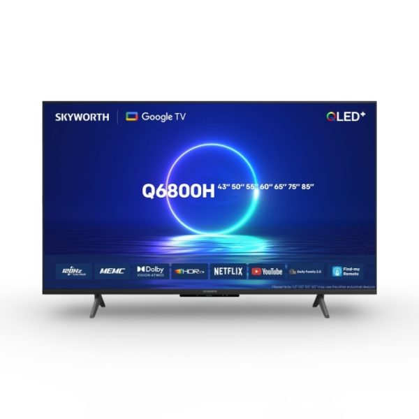 Skyworth 75" Qled+ Google Tv