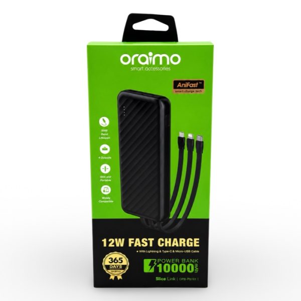 BRAND NEW ORAIMO POWER BANK (10000 MAH)