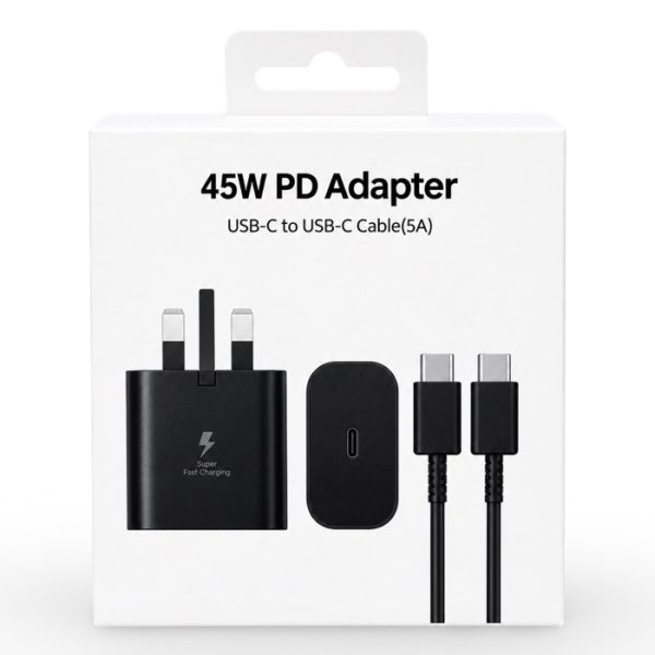 BRAND NEW 45W USB-C to USB-C {Adapter N Cable)